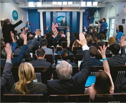  ?? EVAN VUCCI/AP ?? White House national security adviser Jake Sullivan speaks during a press briefing at the White House on June 7, 2021.