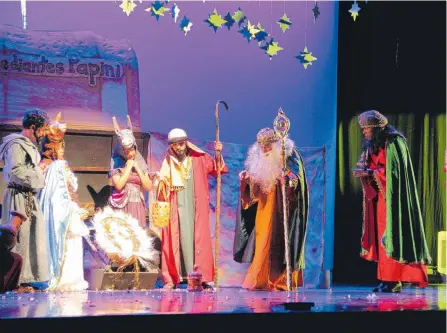  ?? CORTESÍA TELE VID ?? Con 30 actores en escena, Tele VID y el Teatro Oficina Central de los Sueños, buscan exaltar el pesebre como la esencia de la Navidad.