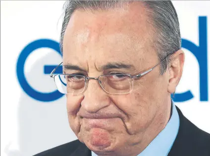  ?? FOTO: GETTY ?? Florentino Pérez habló sobre la actualidad del Real Madrid en los micrófonos de El Larguero de la Cadena Ser