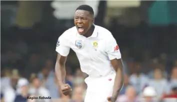  ??  ?? Kagiso Rabada