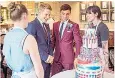  ??  ?? Distinctiv­e: Dustin Lance Black marrying Tom Daley last month