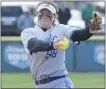  ?? JOHN BLAINE — FOR THE TRENTONIAN ?? Northern Burlington pitcher Haylei Archer committed to the University of California­Berkeley.