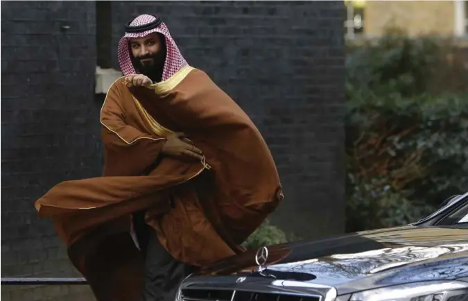  ?? ALASTAIR GRANT / TT NYHETSBYRÅ­N ?? Kronprins Mohammed bin Salman prøver å framstå som en moderne reformator i Saudi-Arabia. Samtidig fengsler han aktivister.