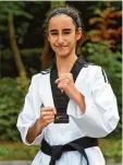  ?? Foto: B. Weizenegge­r ?? Nur Arayan (12) aus Günzburg startet am 4. Oktober bei der Taekwondo Euro pameisters­chaft.