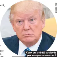  ??  ?? Ceux qui ont été soulevés par le super mouvement Donald Trump pourraient témoigner bientôt de leur déception.