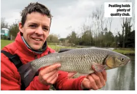  ??  ?? Peatling holds plenty of quality chub.