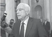  ?? AP ?? Sen. John McCain elaborated on his diagnosis recently.