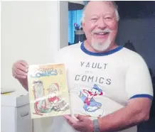  ??  ?? Comic book dealer Andy Harper, like most comic book investors, has to constantly balance his emotional connection­s to the books with the desire to earn money.
