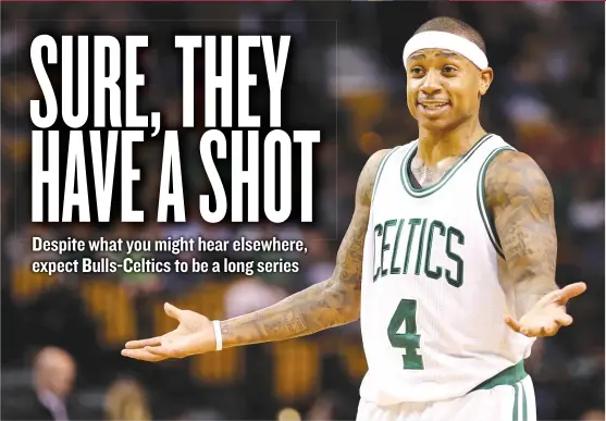  ??  ?? Celtics guard Isaiah Thomas led the Eastern Conference in scoring ( 28.9 points a game) and three- pointers ( 245) during the regular season. | MADDIE MEYER/ GETTY IMAGES