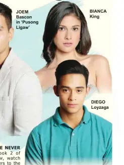  ??  ?? BIANCA King DIEGO Loyzaga