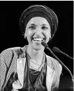  ?? HANNAH FOSLIEN THE ASSOCIATED PRESS ?? Democrat Ilhan Omar wins big, she is the first woman of colour to represent Minnesota in Congress.