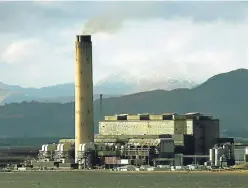  ??  ?? Longannet power station in Fife fell silent in the spring of 2016.