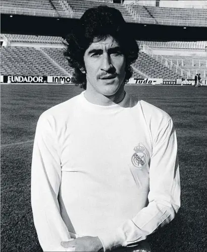  ?? EFE ?? Imagen de archivo de Goyo Benito con la camiseta del Real Madrid