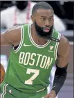  ?? AP FILE ?? Celtics guard Jaylen Brown said it’s good to see a fresh face in charge in Washington, D.C., but added that’s just a start and ‘I’m looking forward to continuing to fight for change.’