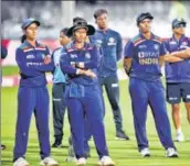  ?? GETTY IMAGES ?? The India women’s team in England in July. The team is currently in the midst of a crucial tour of Australia, but has no fitness trainer, no physiother­apist, no analyst, and a number of only-parttime coaches.