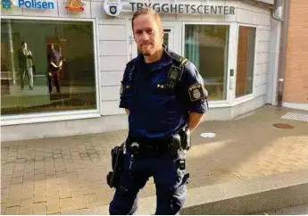  ?? FOTO: POLISEN ?? John Norberg är kommunpoli­s i Sigtuna.