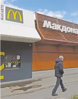  ?? EFE ?? Cierra Mcdonald's luego de 30 años