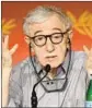  ?? Aurore Marechal TNS ?? WOODY ALLEN says Amazon reneged on a distributi­on agreement.