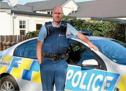  ??  ?? Senior Constable Dale Colmore-Williams is new to the Cambridge Police.