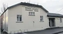  ?? PHOTO: ODT FILES ?? The existing Omakau Community Centre.