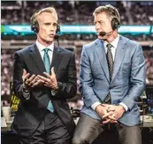  ?? FOX SPORTS ?? Joe Buck (left) and Troy Aikman.