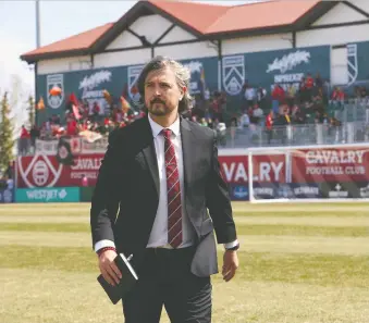  ?? JIM WELLS ?? Cavalry FC coach/general manager Tommy Wheeldon Jr. says Canada's new men's soccer coach Jesse Marsch “is a guy with a good career, both as a player and as a coach.”