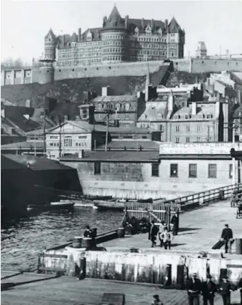  ?? PHOTO COURTOISIE ?? La série Iconique Chateau Frontenac sera présentée sur les ondes de Matv.