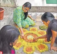  ?? PHOTOS: BACHCHAN KUMAR ?? 3. Students decorate Vashi police station.