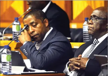  ?? PHOTO: AYANDA NDAMANE/AFRICAN NEWS AGENCY (ANA) ?? SAA chief executive Vuyani Jarana had to answer some tough questions about how the airline was managed when he appeared before Parliament’s Standing Committee on Public Accounts.