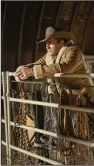  ?? ?? The law, c’est moi: Roy Tillman (Jon Hamm) is the “constituti­onal sheriff” of Stark County, N.D., in the FX series “Fargo.”