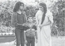  ?? Disney ?? Storm Reid, from left, Deric McCabe and Reese Witherspoo­n are featured in “A Wrinkle In Time.”