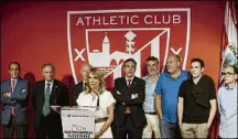  ?? FOTO: J. ECHEVERRÍA ?? La Junta Electoral proclamó a Jon Uriarte nuevo presidente del Athletic