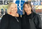  ?? McAINSH Picture: GILLIAN ?? IT’S A RUSH: Phumelela Gaming’s Karin le Roux, left, and chef Annelie Oosthuizen treated guests to a day at the races at Fairview on Friday