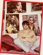  ?? ?? Ian aged 12, in his bedroom at home in Fife