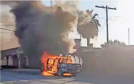  ??  ?? de la gresca que se desató en aquella región, no se han tenido personas detenidas