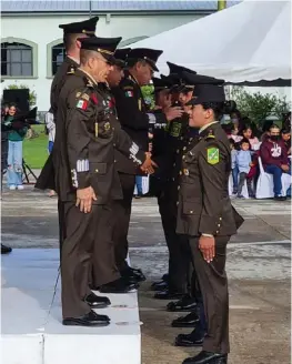  ?? J. C. MUNGUÍA ?? La ceremonia fue en la V Región Militar.