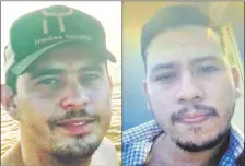  ??  ?? Los dos jóvenes que están desapareci­dos desde el pasado domingo, según la denuncia radicada en Pedro Juan.