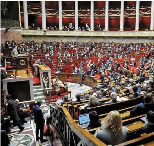  ?? | PHOTO : LUDOVIC MARIN, AFP ?? Depuis l’ouverture des débats sur la réforme des retraites, l’Assemblée nationale prend son temps.