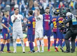  ??  ?? EL GRAN RECLAMO. El Clásico, el gran atractivo de LaLiga.