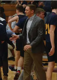  ?? OWEN MCCUE — MEDIANEWS GROUP FILE ?? Pope John Paul II boys basketball coach Brendan Stanton was voted the Pennsylvan­ia Class 4A Coach of the Year by the Pa. Sports Writers.