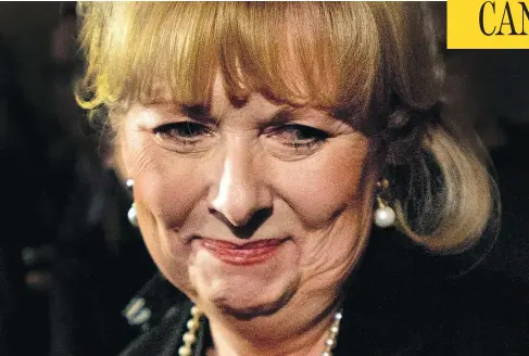  ?? SEAN KILPATRICK / THE CANADIAN PRESS ?? The RCMP declared Thursday that they will not charge Sen. Pamela Wallin for any unjustifie­d spending following a three-year investigat­ion into her travel claims. Wallin, who had long maintained her innocence, later said that she was relieved her...