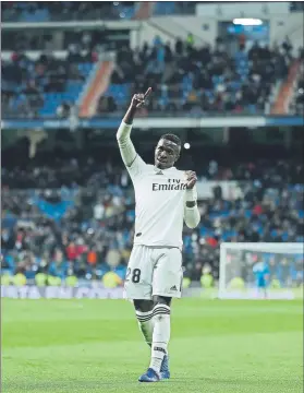  ?? FOTO: AP ?? Vinicius, con un fuerte proceso gripal, es duda para el partido ante el Betis