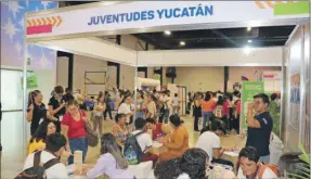  ?? ?? Actividad del Encuentro Familia y Juventudes Yucatán, en el Centro de Convencion­es Siglo XXI de Mérida