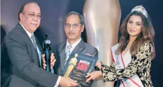  ??  ?? The award was given to Lavasa Internatio­nal Convention Centre and received by Rajiv Duggal, Chief Executive Officer, Lavasa Corporatio­n Limited