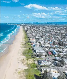  ?? ?? The Gold Coast attracts up to 15 per cent of millionair­e migrants coming to live in Australia.