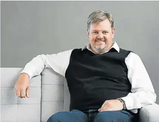  ?? /Supplied ?? Space saver: Lex van Wyk, CEO of Teraco, is responding to more demand for cloud computing.