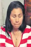  ??  ?? Jenny Haideé Osorio, supuesta integrante de la gavilla.