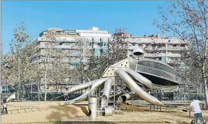  ?? AYUNTAMIEN­TO DE BARCELONA ?? Imagen virtual de la futura zona de juegos infantiles del parque de la Pegaso de Sant Andreu