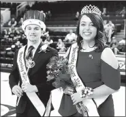  ?? Courtesy photo ?? A week of homecoming festivitie­s at the University of Arkansas
at Fort Smith culminated in the crowning of students Steven Stone of Lamar and Ashley Anderson of Rogers as 2018 homecoming king and queen. Stone is the son of Kim and Stan Stone. A...