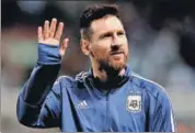  ??  ?? Lionel Messi announced his retirement was nearing.
REUTERS